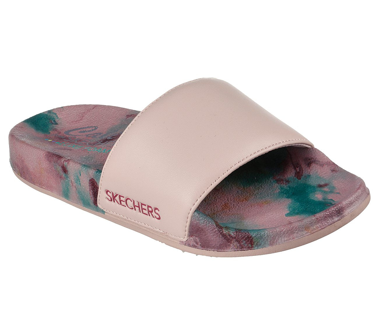 Sliders Skechers Pop Up Slides Skechers Women Grey Embellished POP