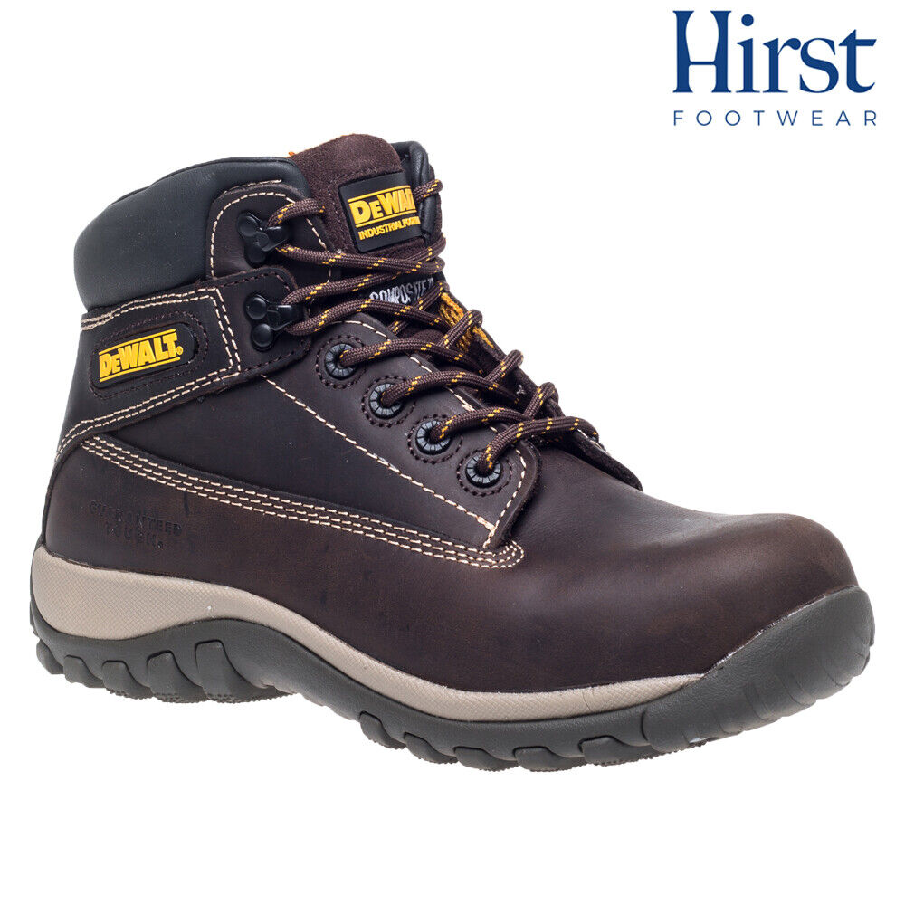 Dewalt Hammer Brown Composite Toe Safety Work Boots