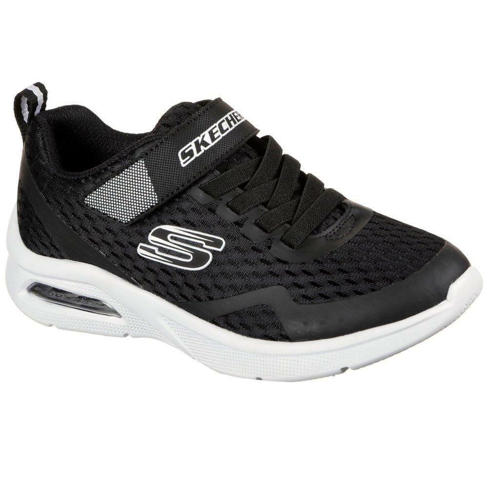 Skechers Kids Microspec Max Torvix Black Trainer 403775L/BLK