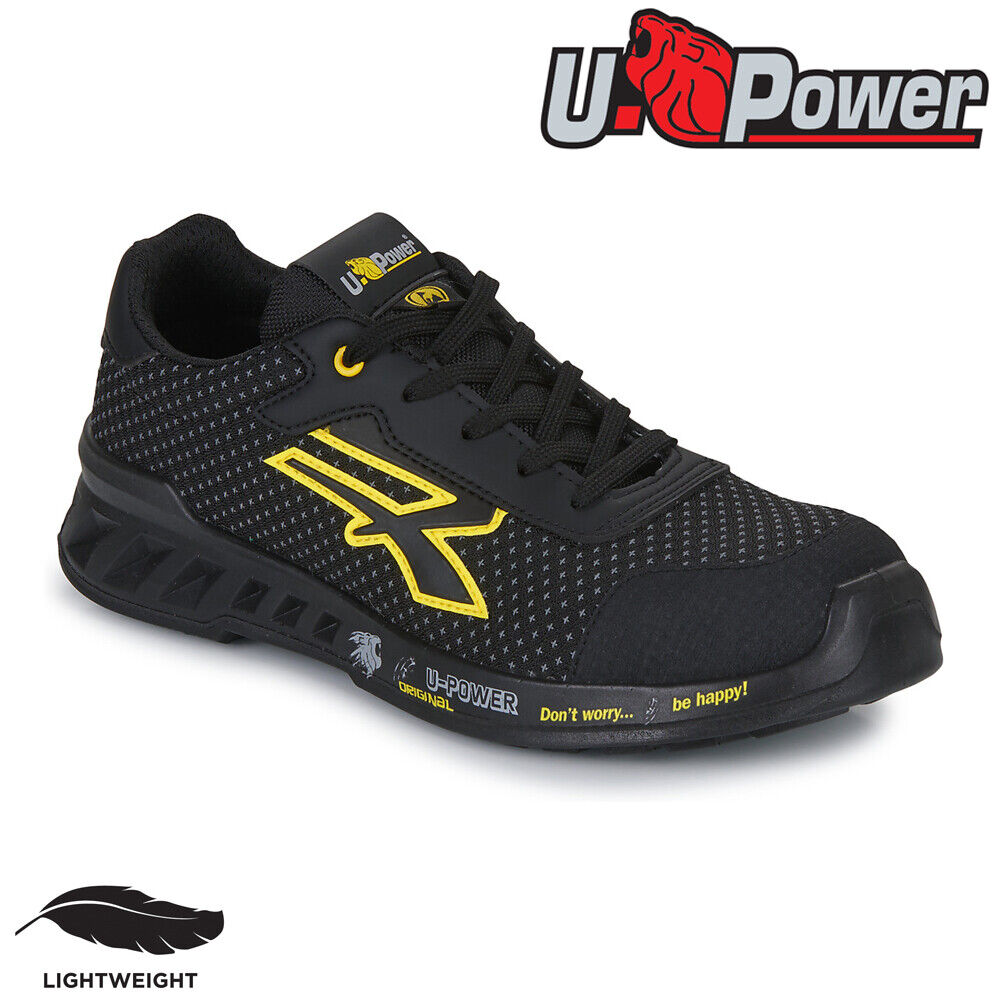 UPower Unisex Matt Lightweight Water Repellent Anti Slip Safety Shoes