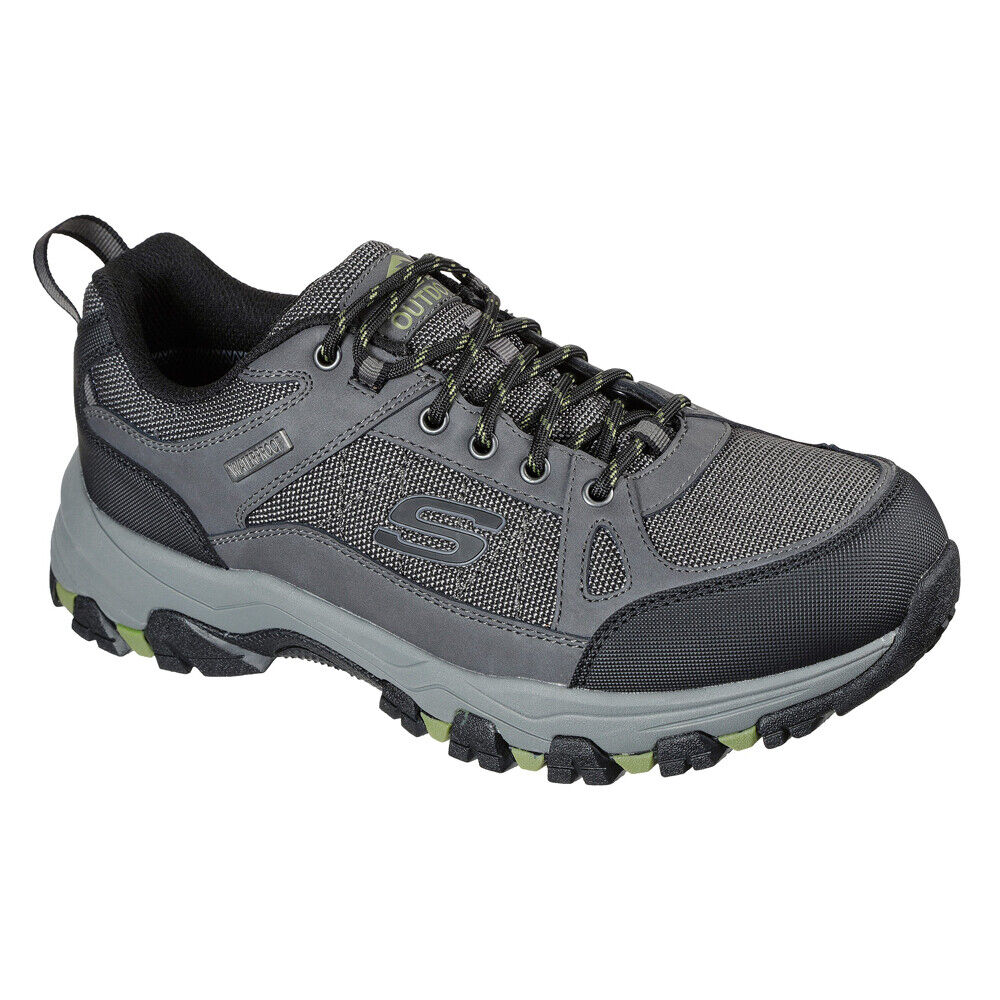 Skechers Mens Selmen Cormack Charcoal Waterproof Shoes 204427/CHAR