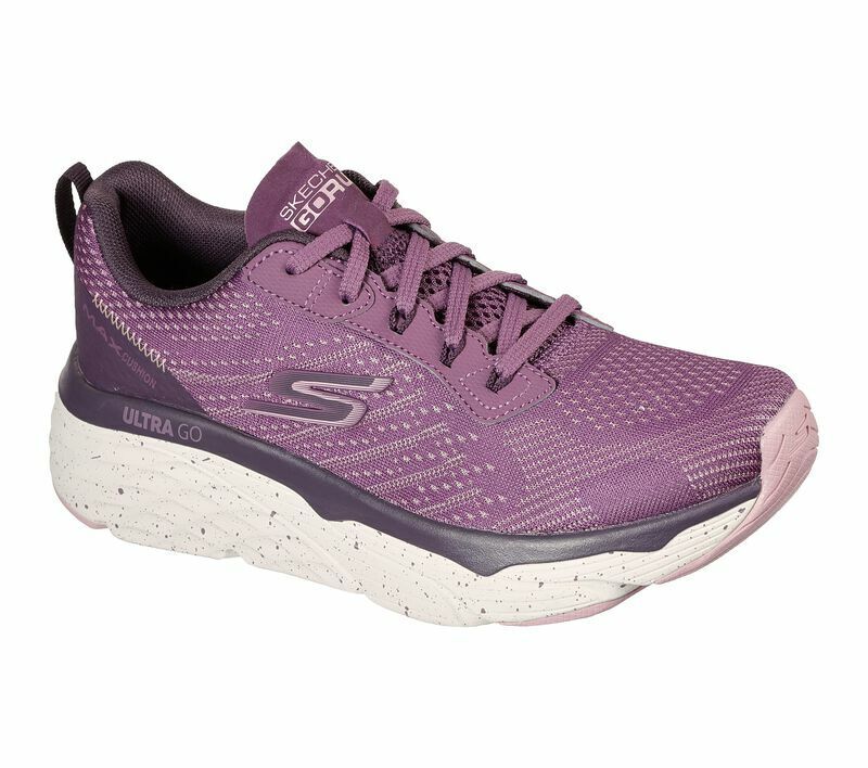 Skechers Ladies Max Cushioning Elite Limitless Intensity Shoes 128269/BURG
