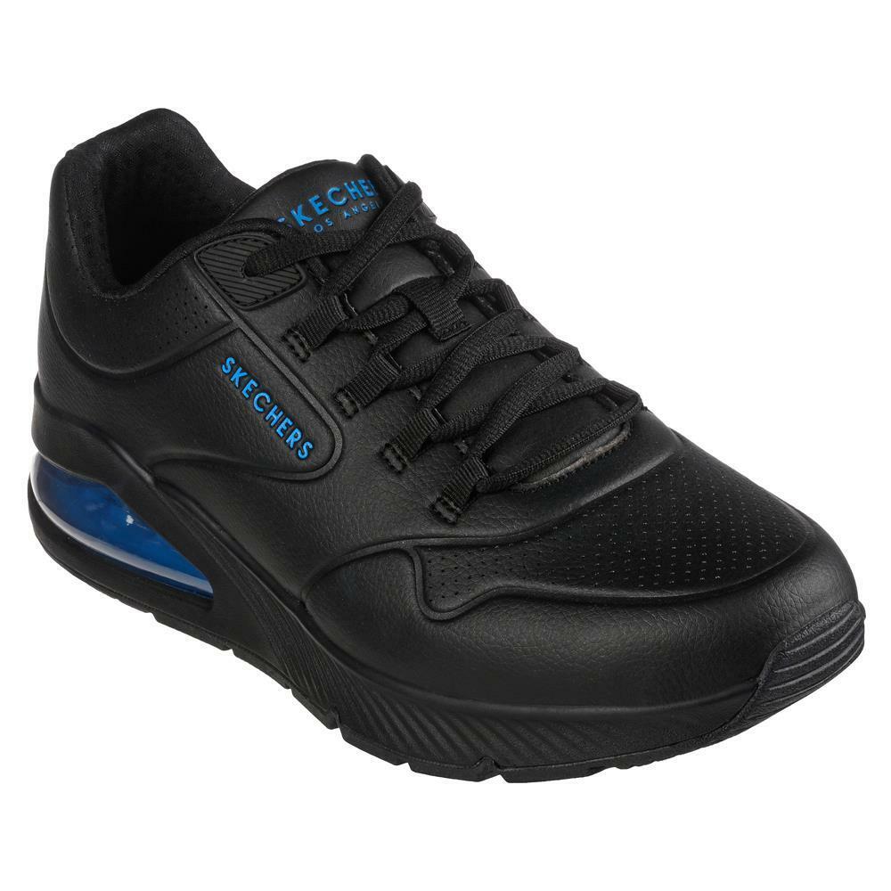 Skechers Mens Uno 2 Black/Blue Trainers 232181/BKBL