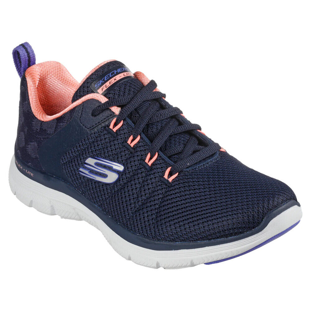 Skechers Flex Appeal 4.0 Elegant Ways Navy/Multi Trainers 149580/NVMT