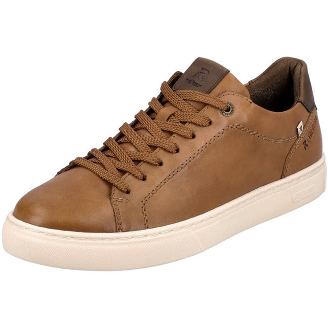 Rieker Mens Evolution U0700-24 Brown Leather Wide Fit Casual Shoes