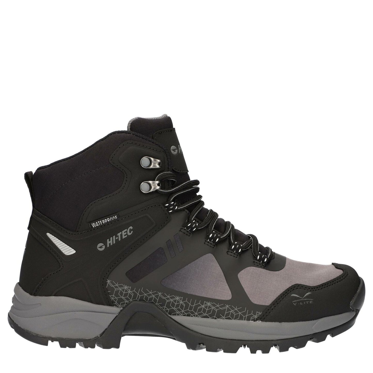 Hi-Tec Mens V-Lite Psych Black/Grey Waterproof  Duke of Edinburgh Boots