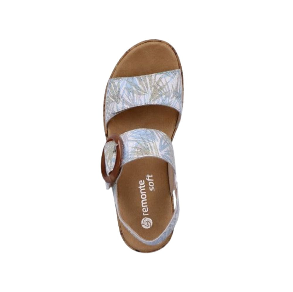 Remonte Ladies R6853 Leather Adjustable Sandals