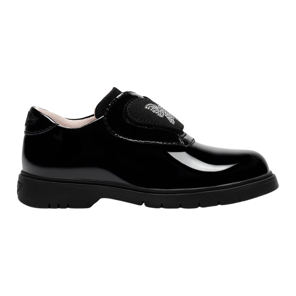 Lelli Kelly Evelyn Black Patent School Shoes LK8942 NE03