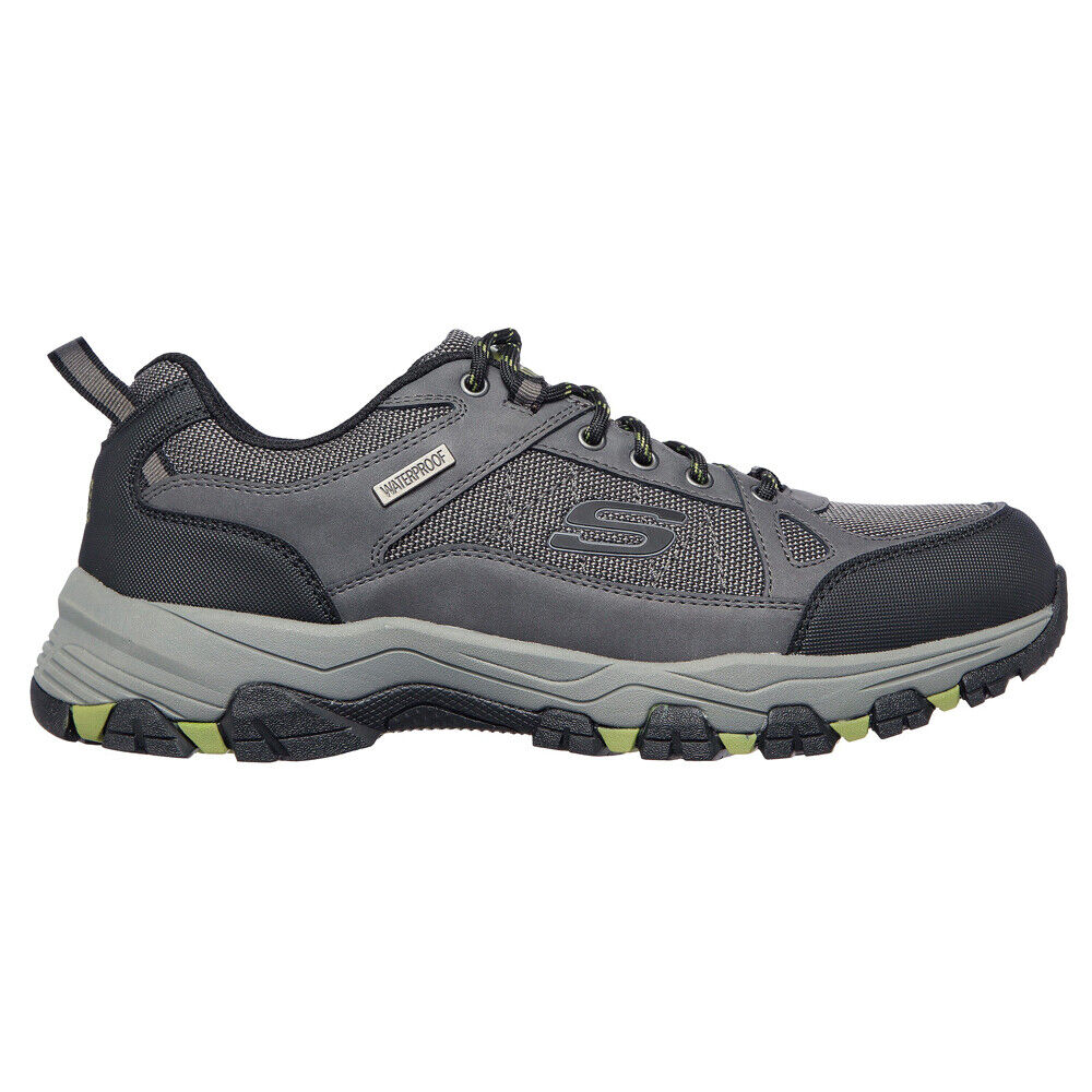 Skechers Mens Selmen Cormack Charcoal Waterproof Shoes 204427/CHAR