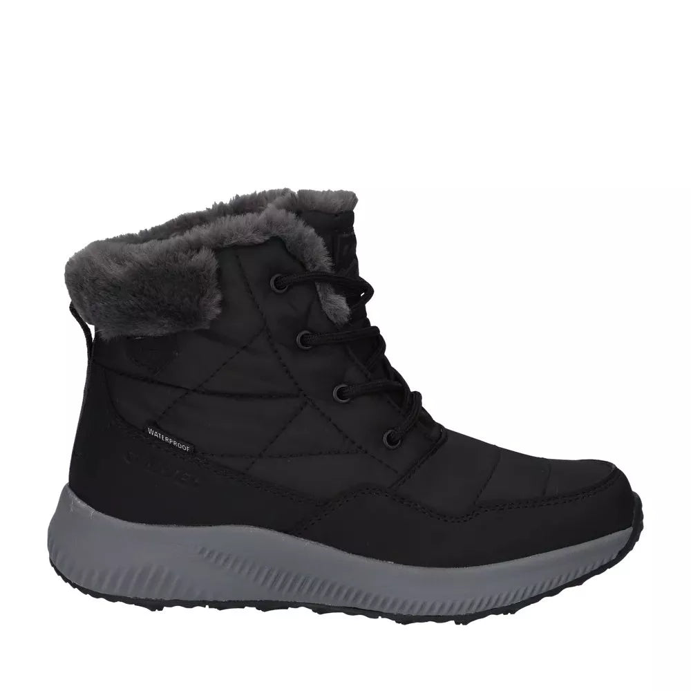 Hi-Tec Ladies Frosty WP 200 Black/Charcoal Waterproof Insulated Boots