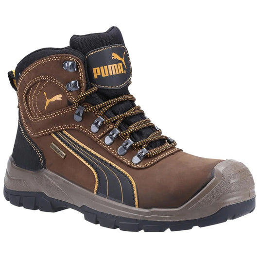 Puma Sierra Nevada Mid Brown Composite Safety Boots 63.022.0