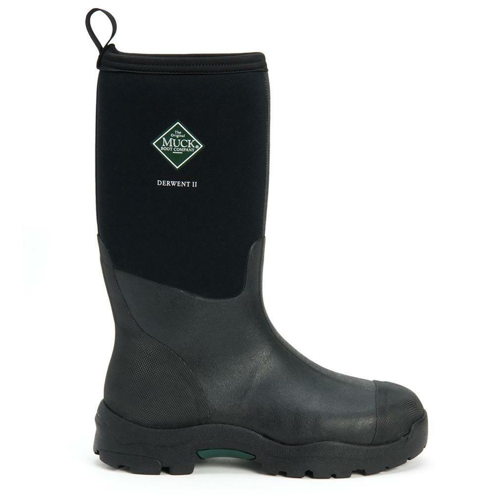 Muck Boot Unisex Derwent II Black Waterproof Boots