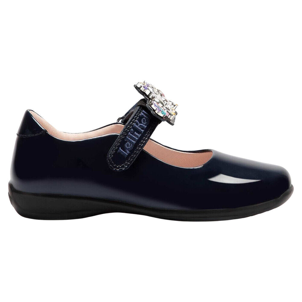 Lelli Kelly LK8113 (DE01) Bella 2 Blue Patent School Shoes F Fitting
