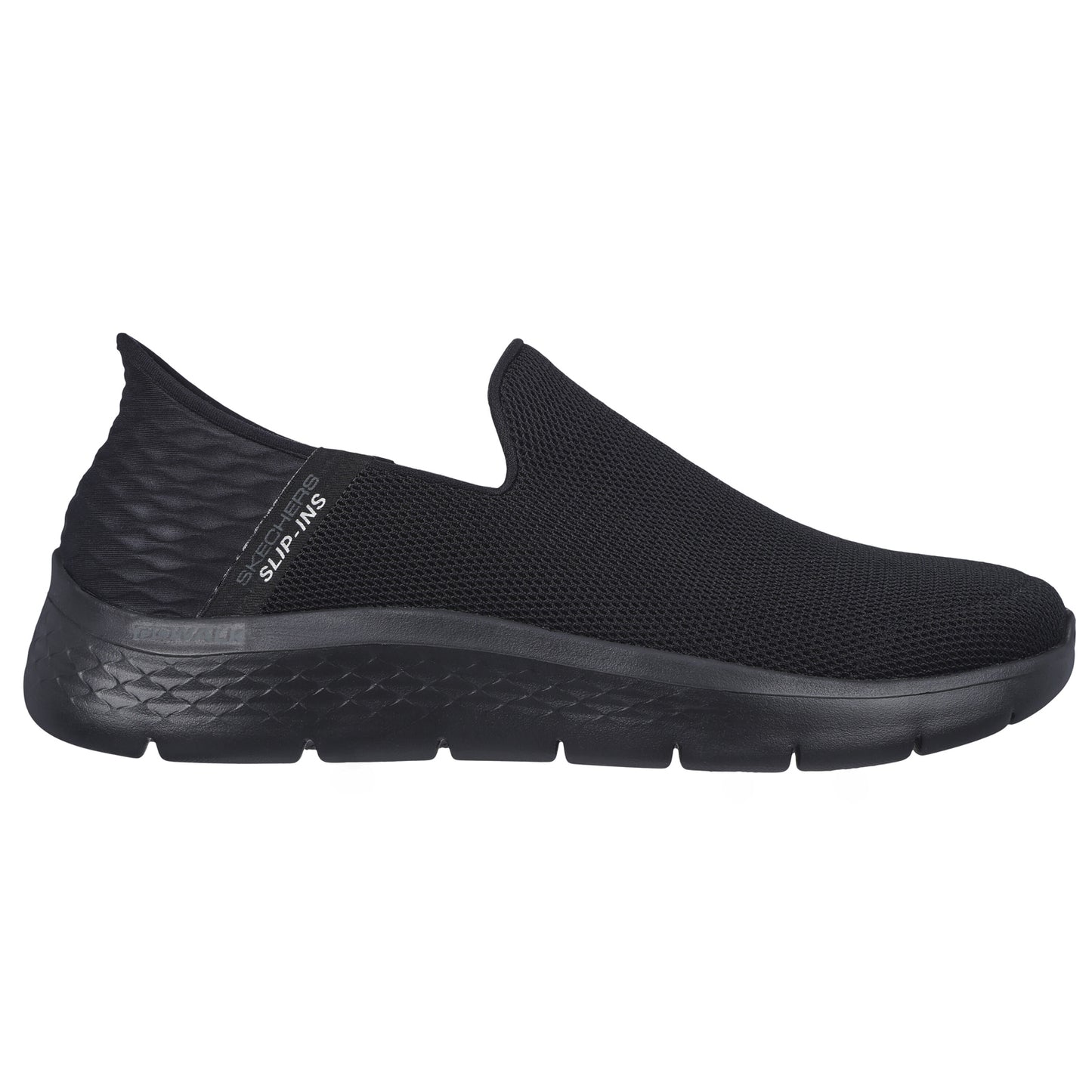 Skechers Go Walk Flex No Hands Black Slip On Lightweight Shoes