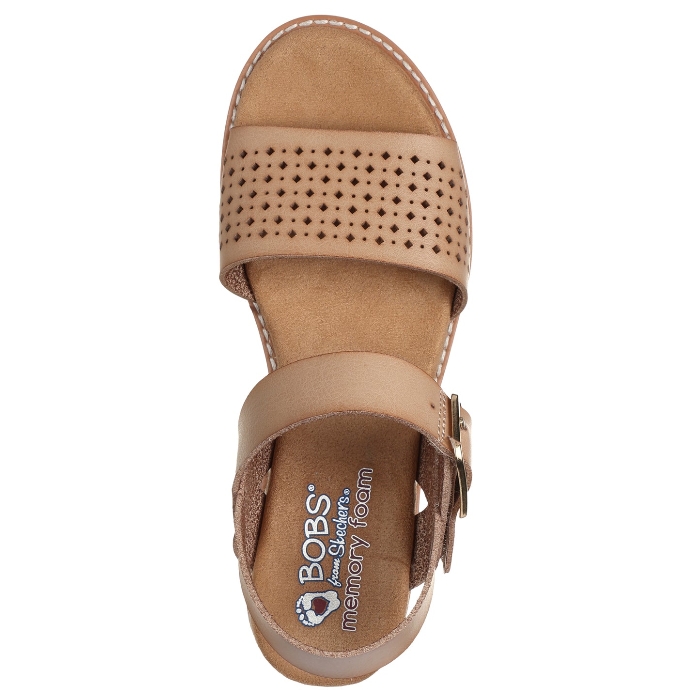 Skechers Womens Bobs Sunny Flair Sandals Natural 114143/NAT
