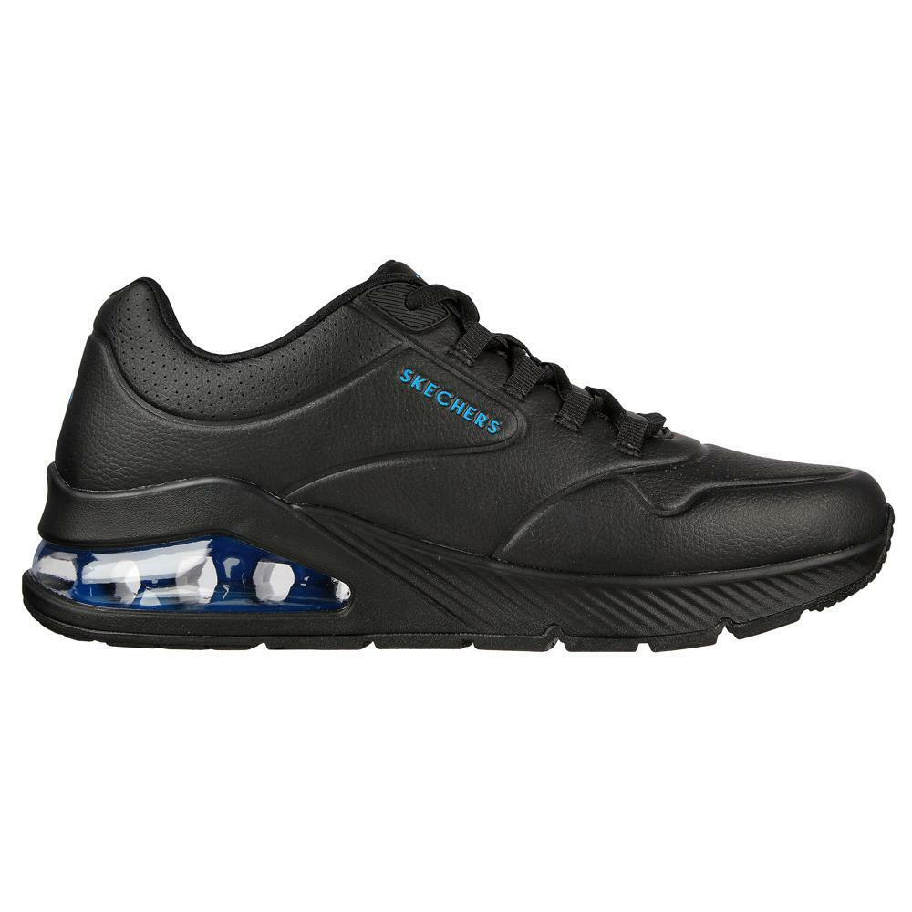 Skechers Mens Uno 2 Black/Blue Trainers 232181/BKBL