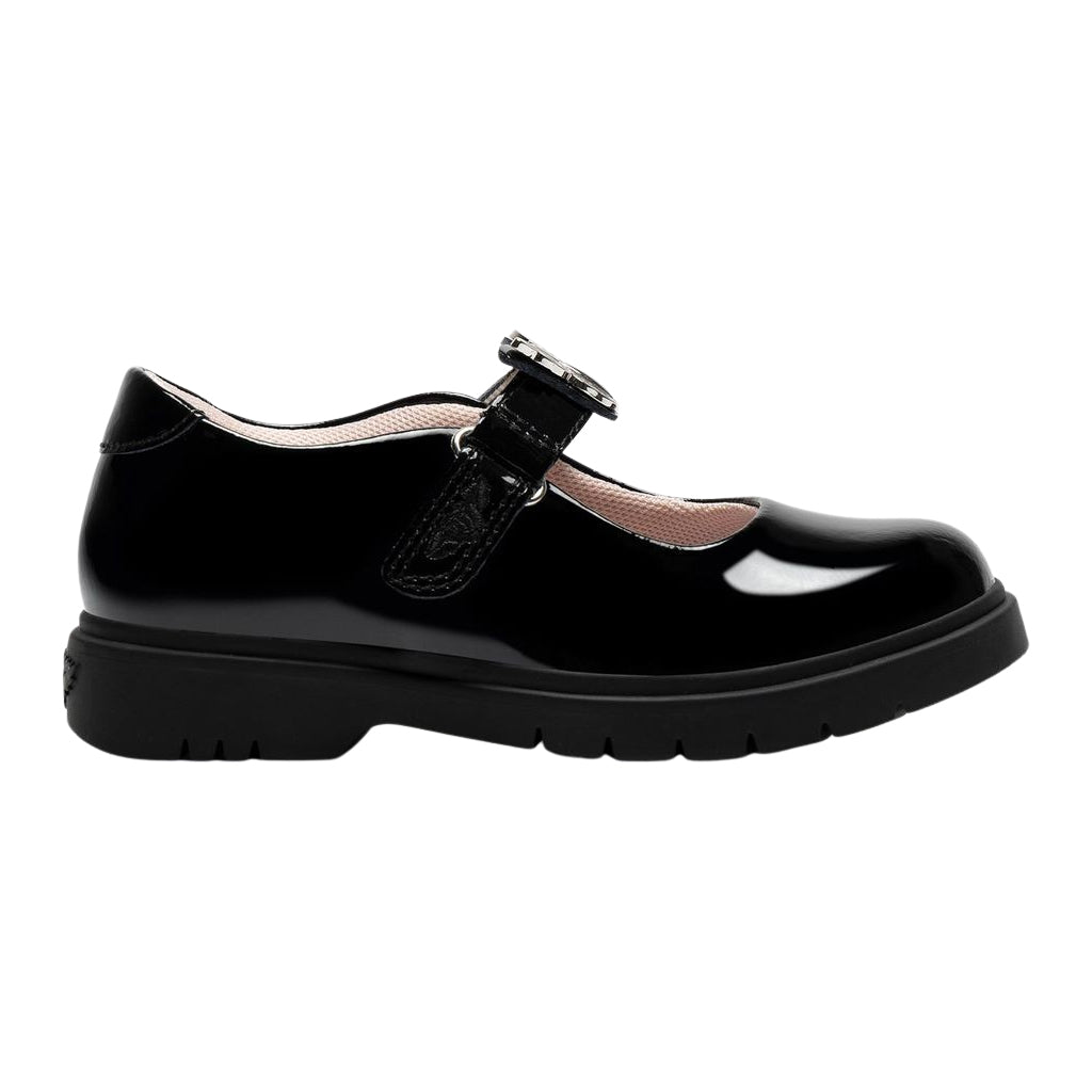 Lelli Kelly Delilah Black Interchangeable Patent School Shoes LK8926 NE03