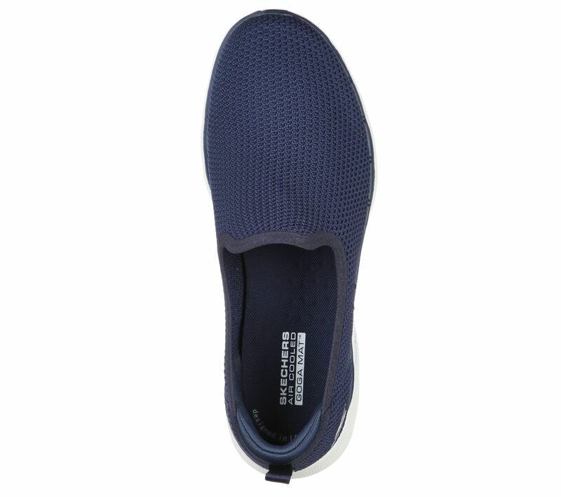Skechers Ladies Go Walk 6 Clear Virtue Navy Lightweight Shoes 124505/NVY
