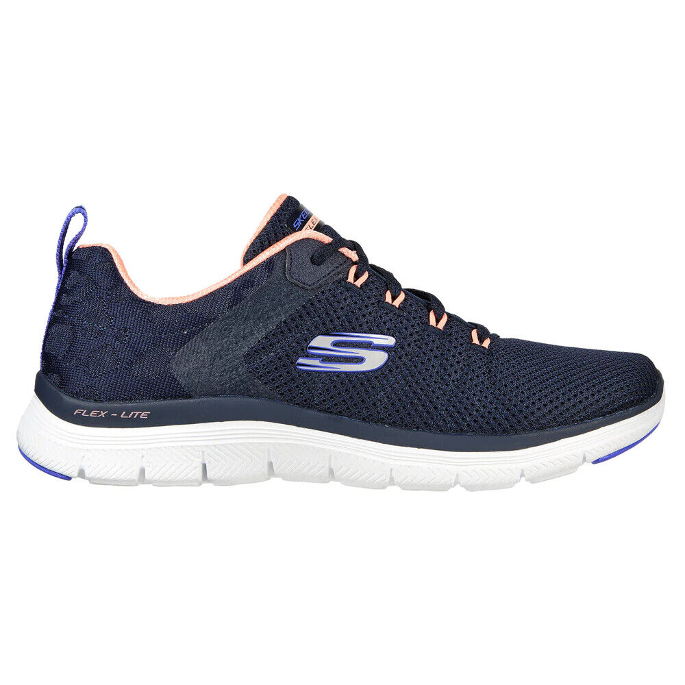 Skechers Flex Appeal 4.0 Elegant Ways Navy/Multi Trainers 149580/NVMT