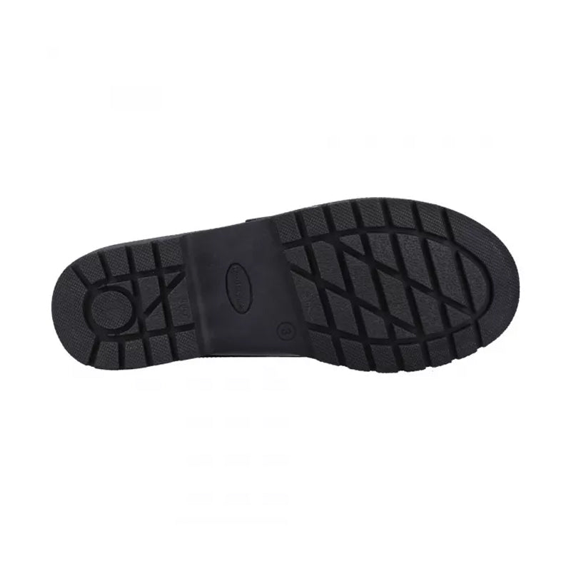 Hush Puppies Girls Polly Black Patent Leather Lace Up Shoes