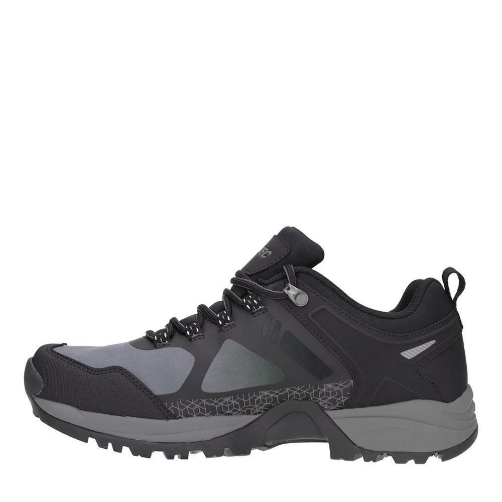 Hi-Tec Psych Low Black/Grey Waterproof Vegan Friendly Walking Shoes