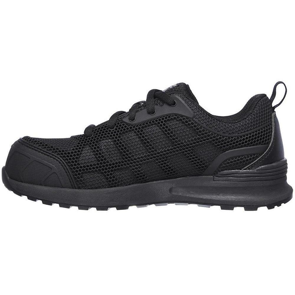 Skechers Ladies Bulklin Ayak Black Composite Toe Safety Shoes 77289EC/BBK