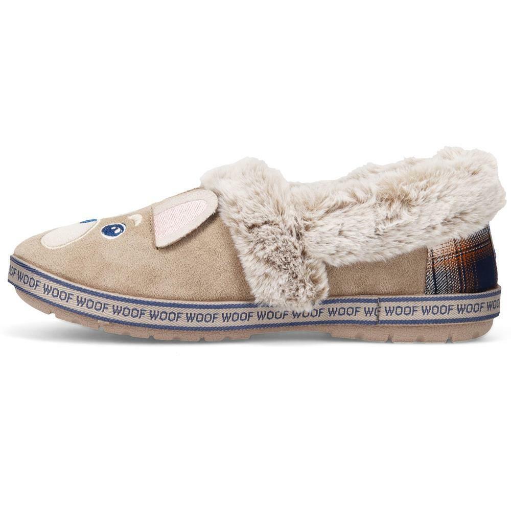 Skechers Ladies Too Cozy Dog Attitude Taupe Vegan Slippers 113482/TPE