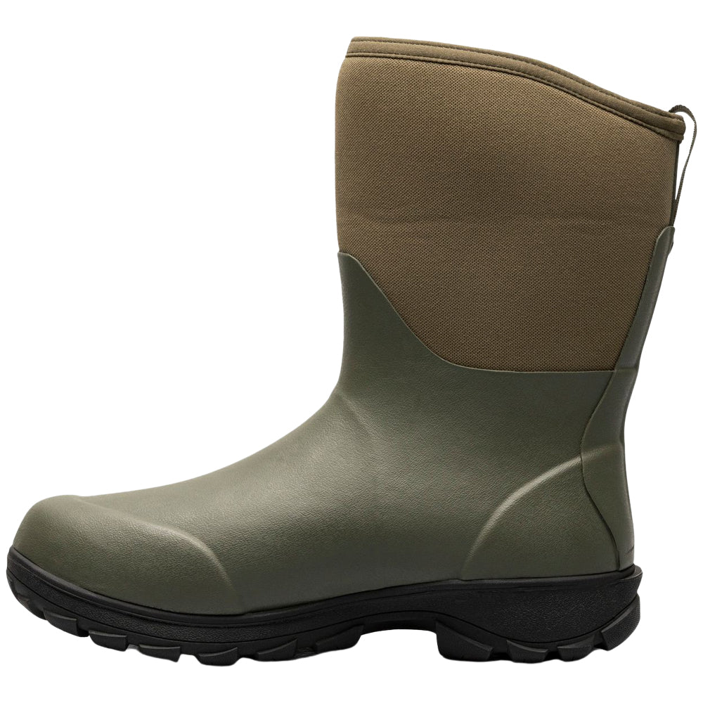 BOGS Mens Sauvie Basin Olive Waterproof Farming Gardening Work Low Boots