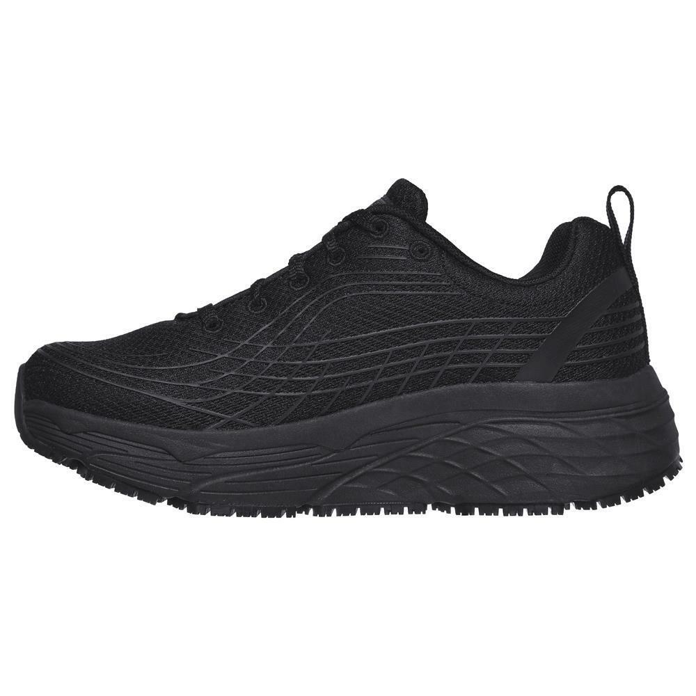 Skechers Ladies Max Cushioning Elite SR Black Trainers 108016EC/BLK