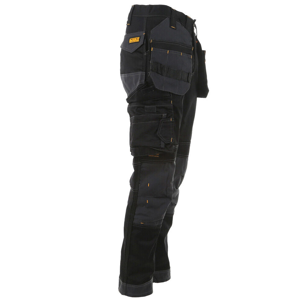 Dewalt Workwear Harrison Regular Fit Stretch Black/Grey Work Trousers DWC148-001