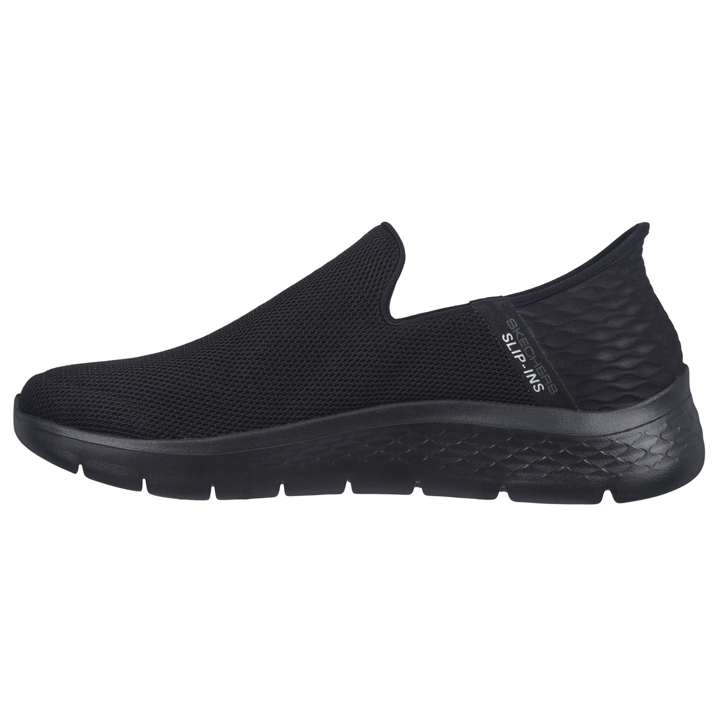 Skechers Go Walk Flex No Hands Black Slip On Lightweight Shoes