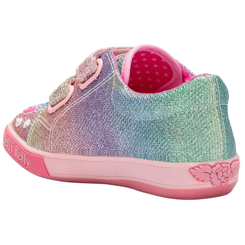LK7077 (GX02) Treasure Multi Glitter Double Strap Adjustable Shoes