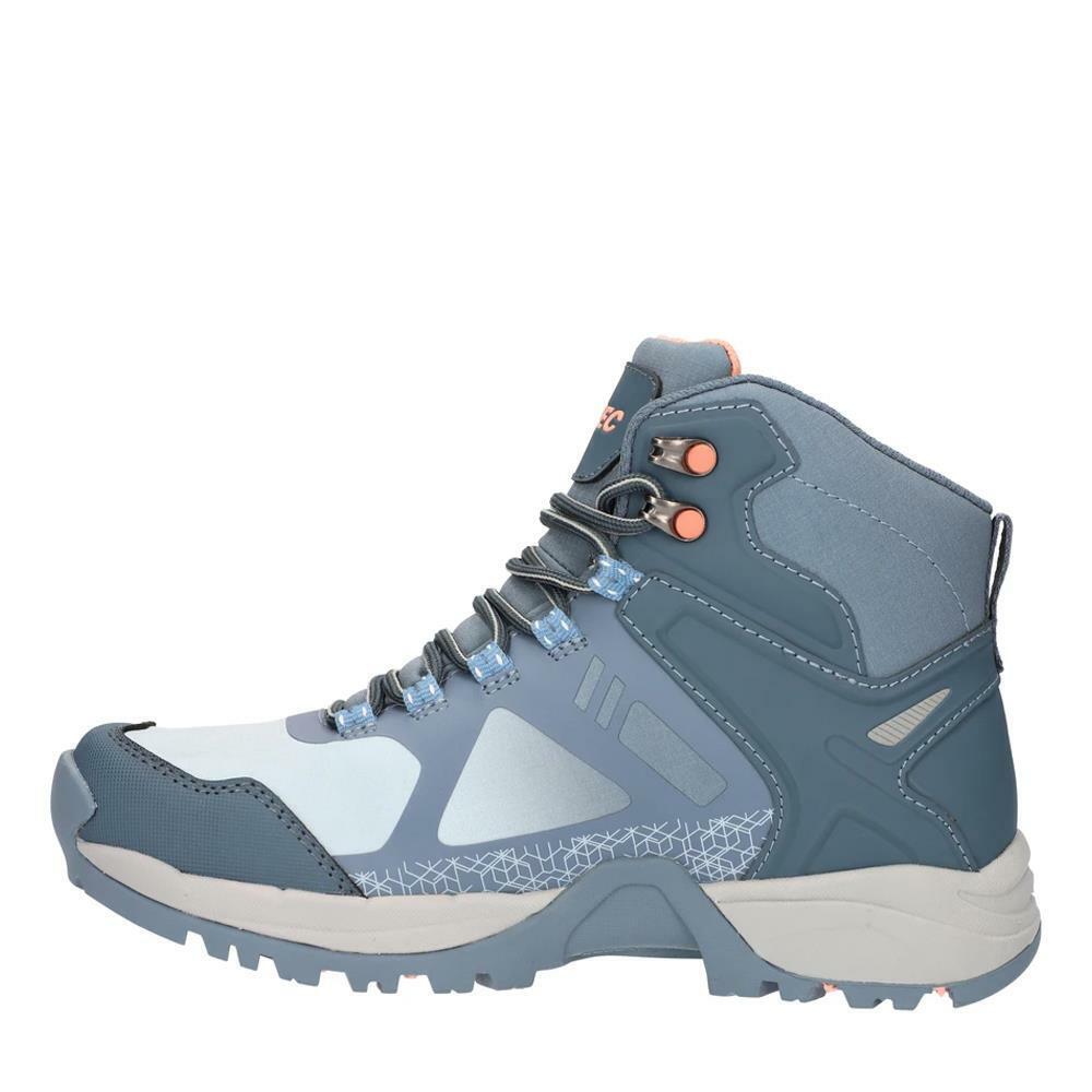 Hi-tec Ladies V-Lite Psych WP Dark Turquoise/Blue/Pink Waterproof Hiking Boots