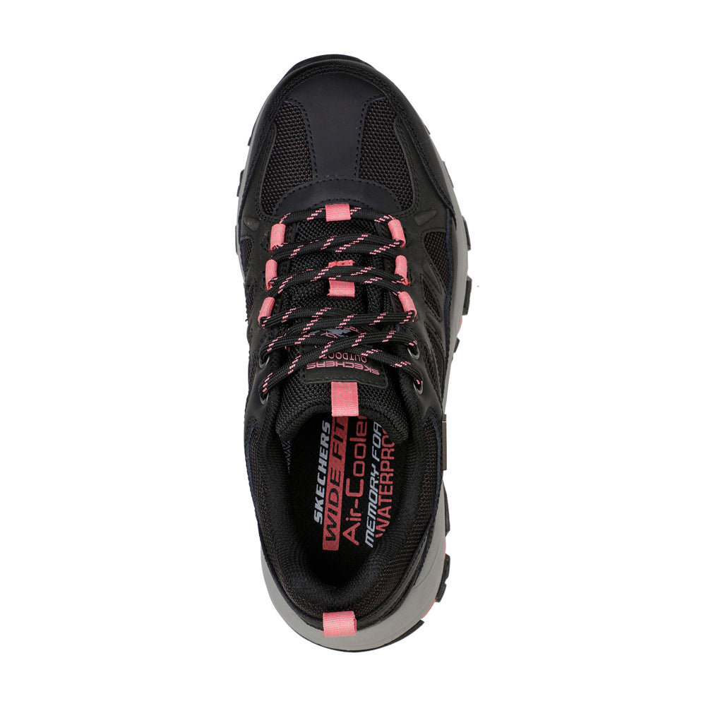 Ladies Skechers Selmen West Highland Black/Charcoal Waterproof Hiking Shoe 167003/BKCC