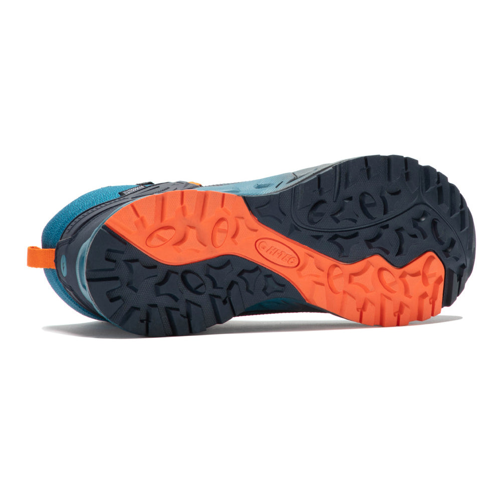 Hi-Tec Mens Verve Mid Waterproof Navy/Sapphire Lightweight Vegan Walking Boots