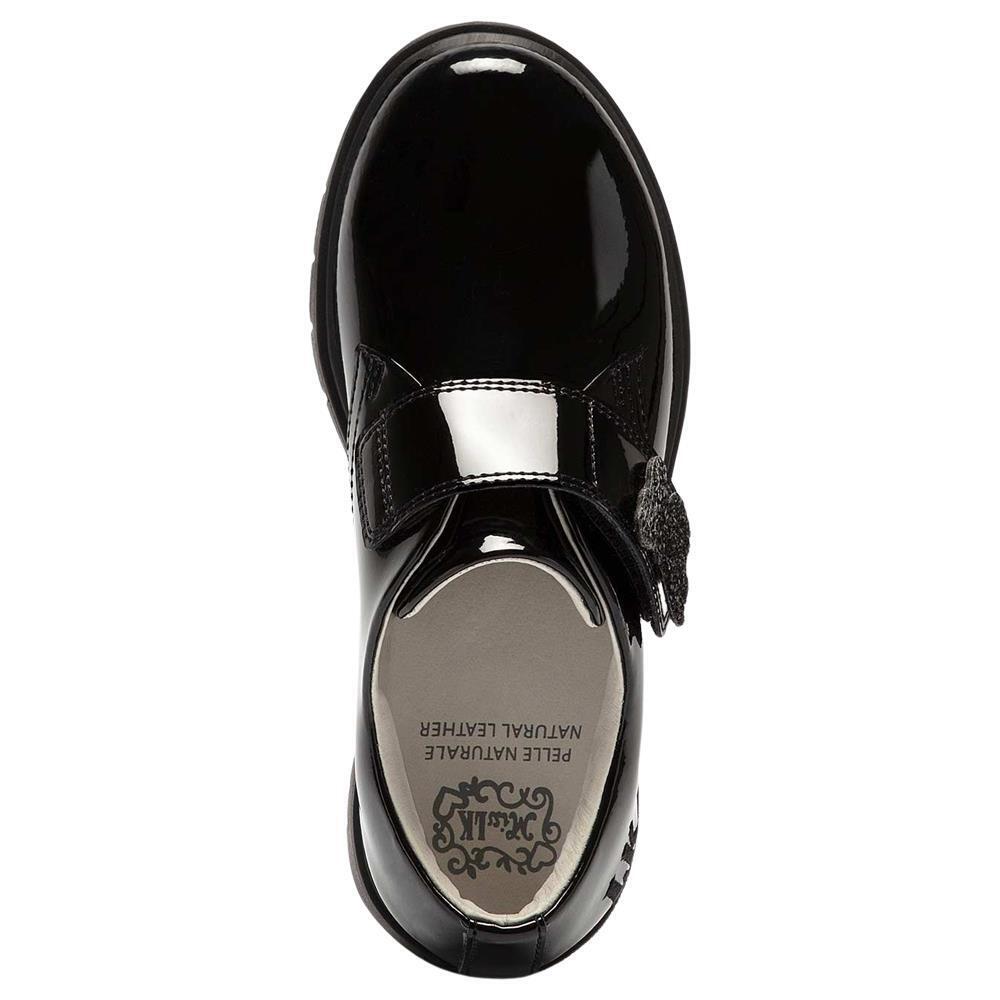 Lelli Kelly LK8670 (DB01) Lauren Black Patent Adjustable School Shoes