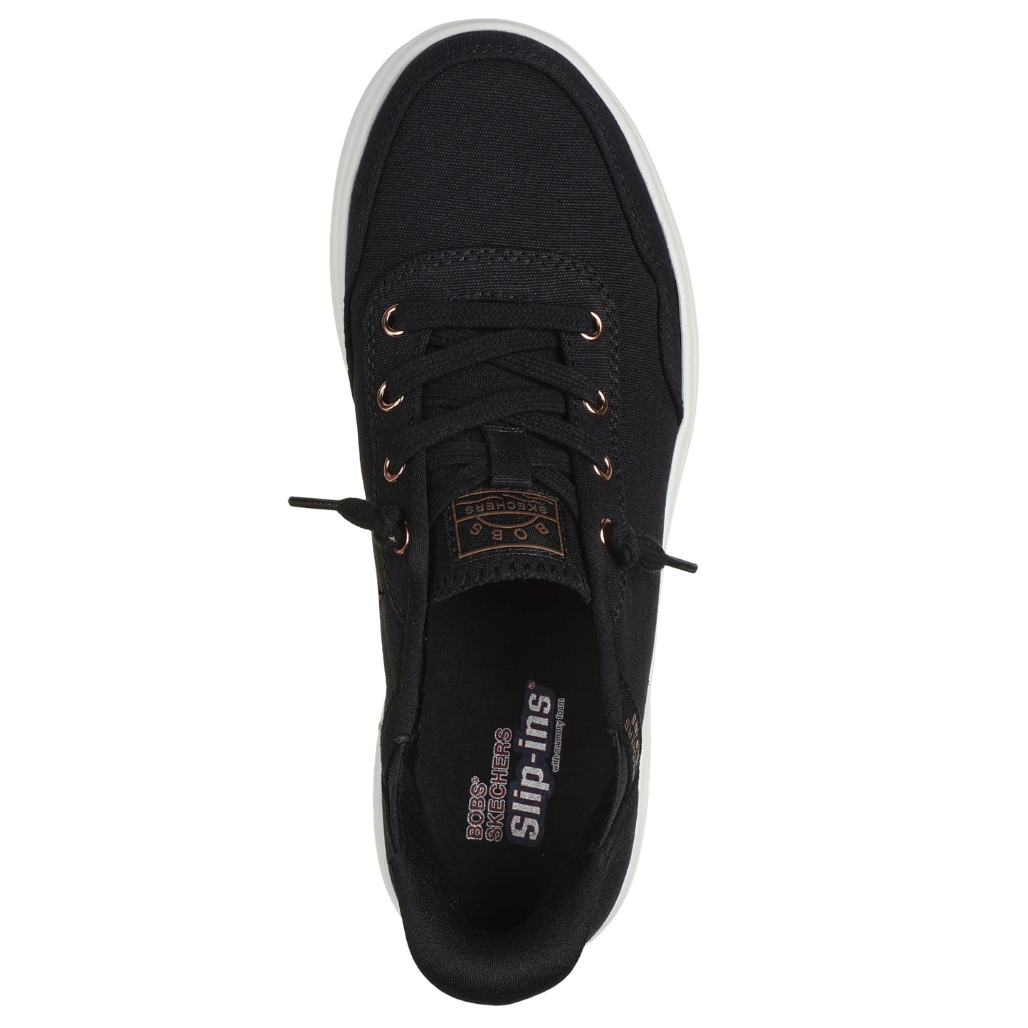 Skechers Womens Slip Ins Canvas Slip On Shoes Trainers 114815