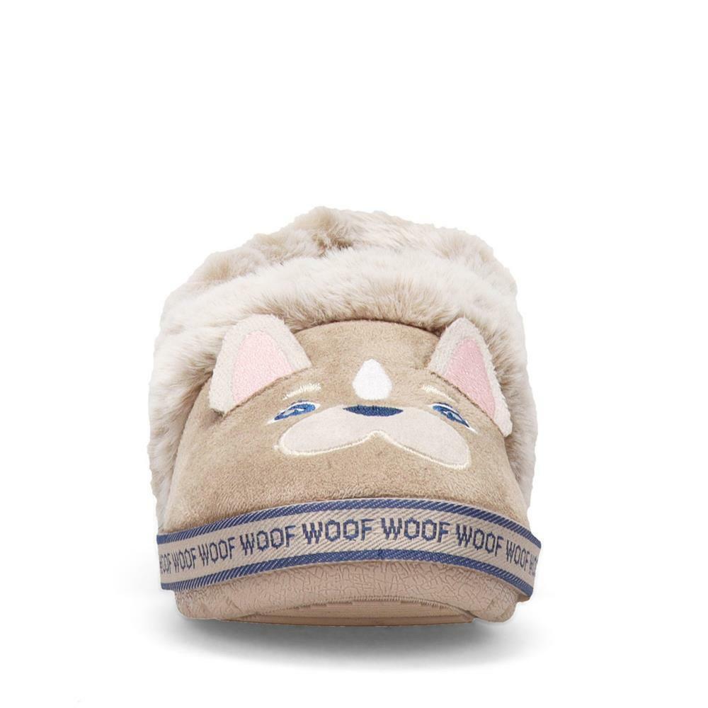 Skechers Ladies Too Cozy Dog Attitude Taupe Vegan Slippers 113482/TPE