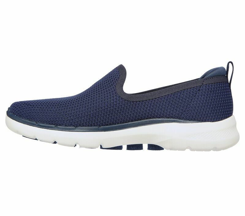 Skechers Ladies Go Walk 6 Clear Virtue Navy Lightweight Shoes 124505/NVY