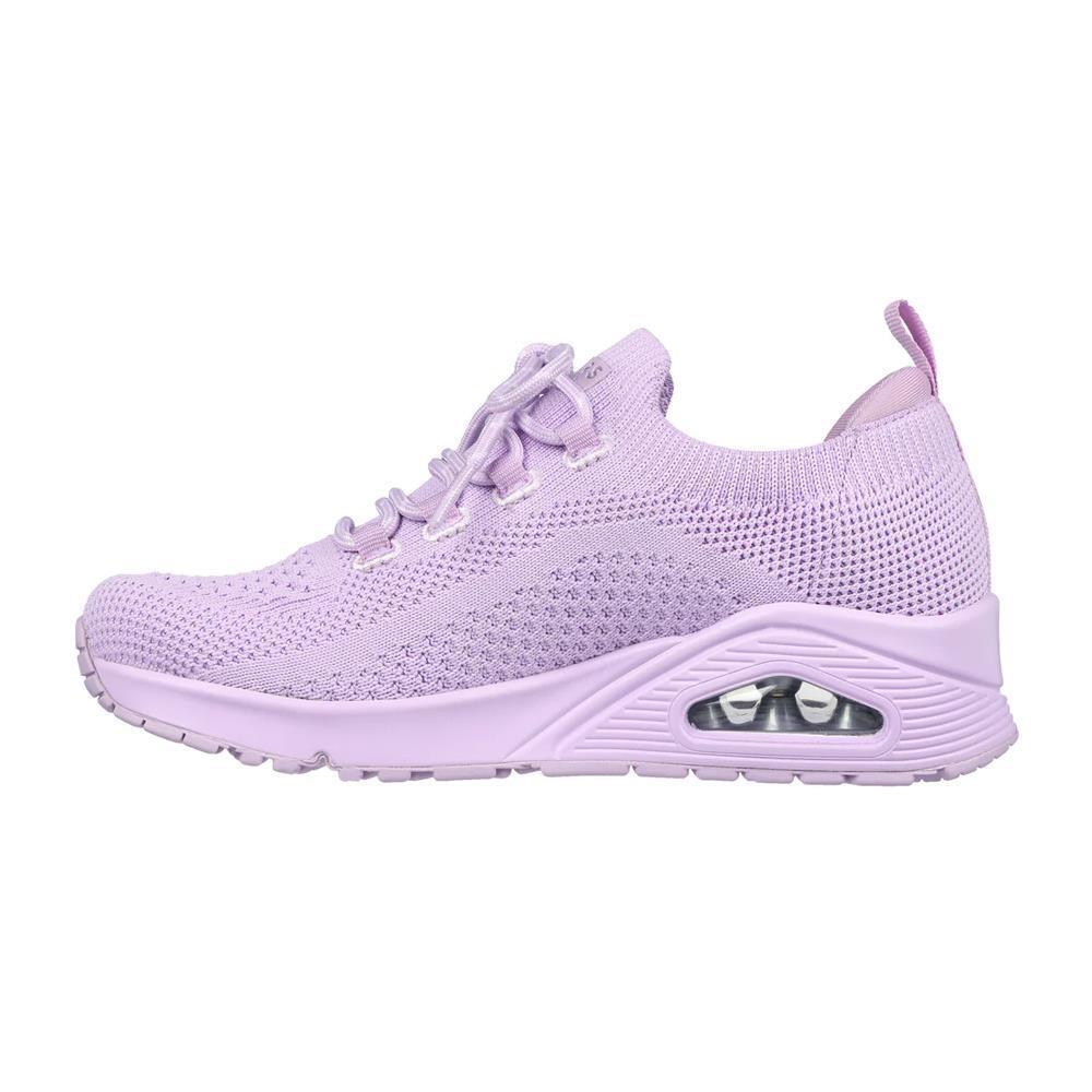 Skechers Womens Uno Everywhere Lavender Slip On Trainers