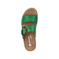 Remonte D0Q51-52 Green Leather Slip On Adjustable Standals