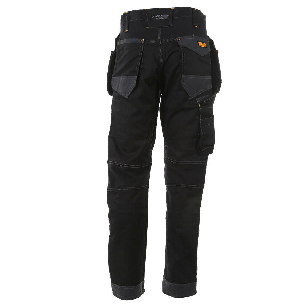 Dewalt Workwear Harrison Regular Fit Stretch Black/Grey Work Trousers DWC148-001