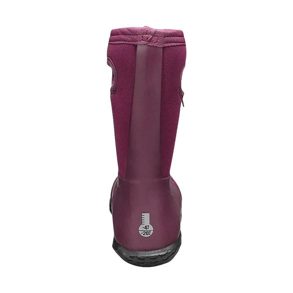 Boys Bogs York Solid Plum Insulated Warm Wellies Boot 72601 500