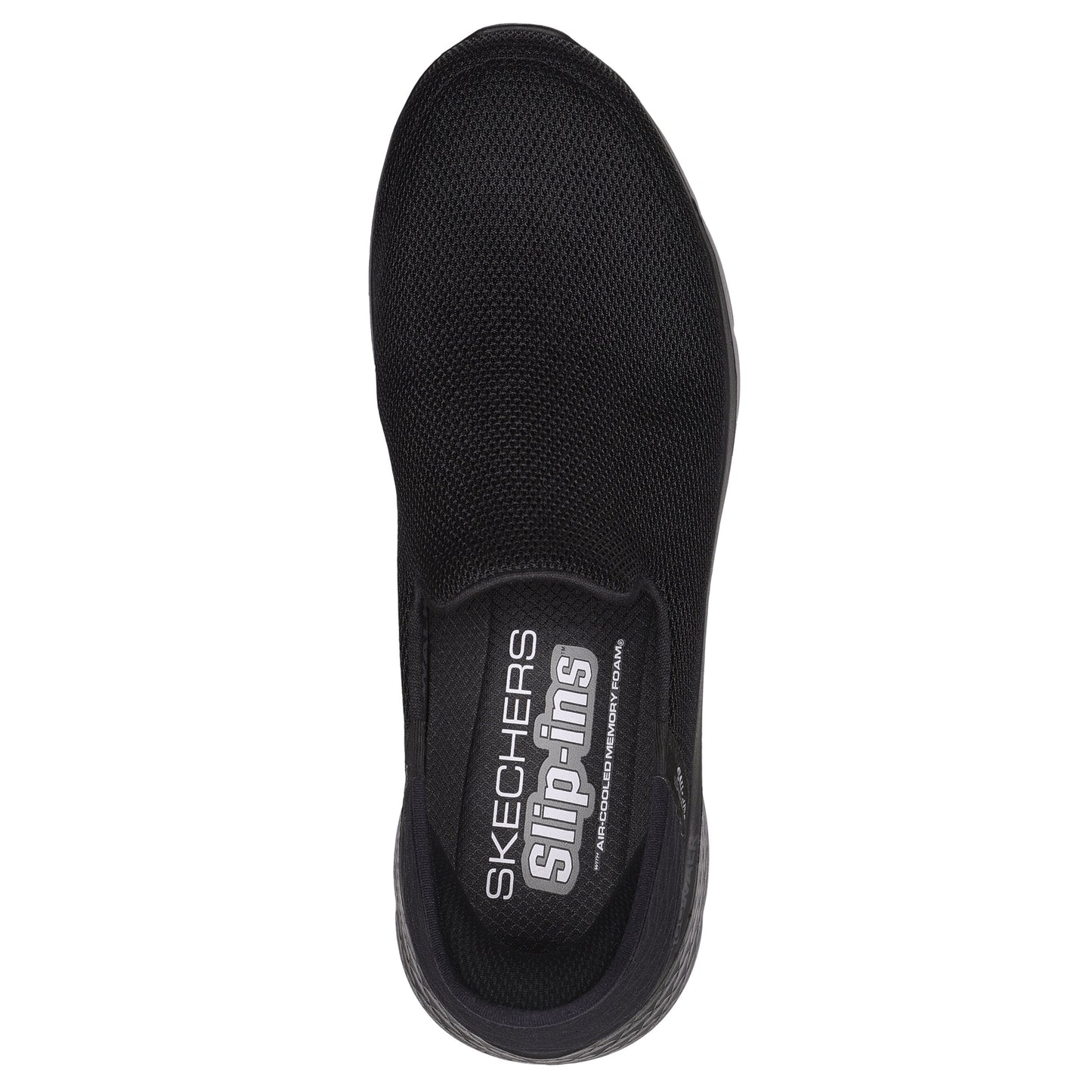 Skechers Go Walk Flex No Hands Black Slip On Lightweight Shoes