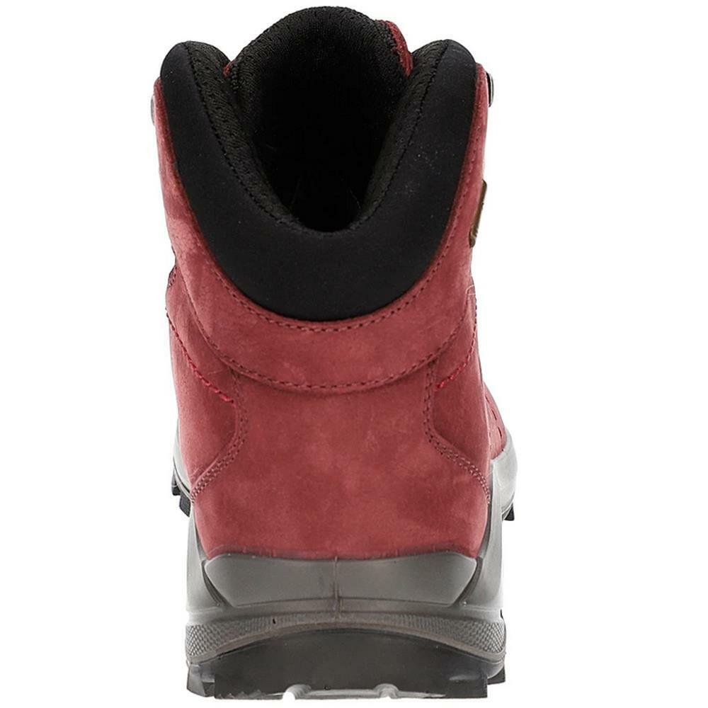 Hi-Tec Ladies Ortler Mid Waterproof Plum Leather Walking Boots