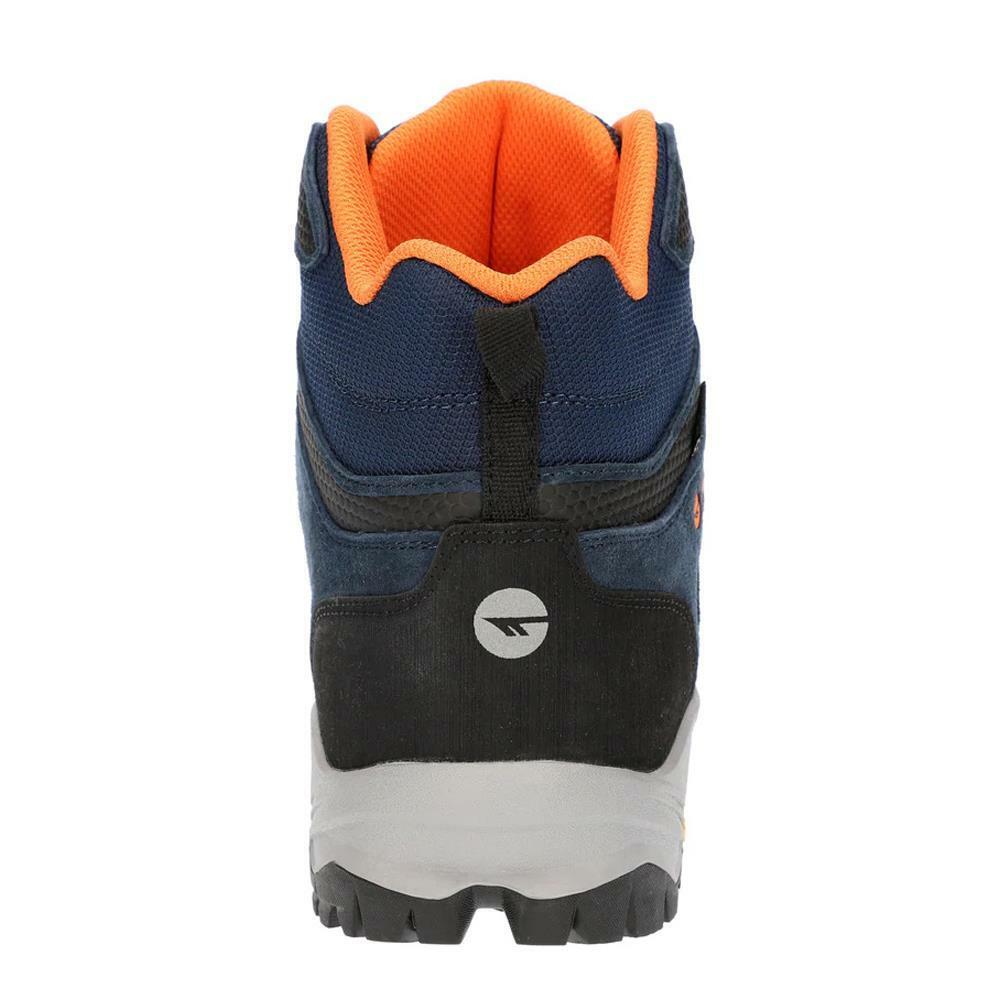 Hi-Tec Mens Endeavour Waterproof Navy/Black Orange Walking Boots