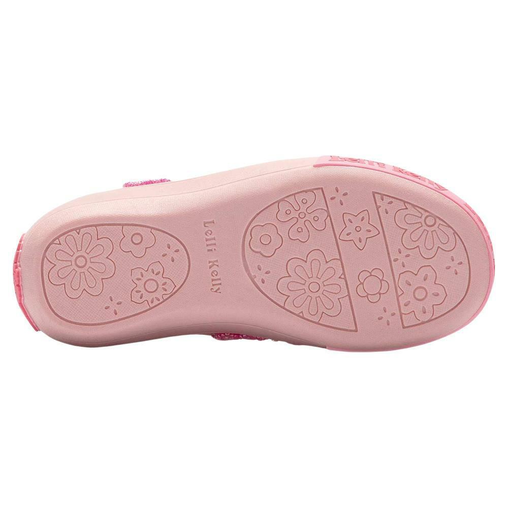 Lelli Kelly LK2034 (GC03) Paloma Peach Glitter Butterfly Shimmer Shoes