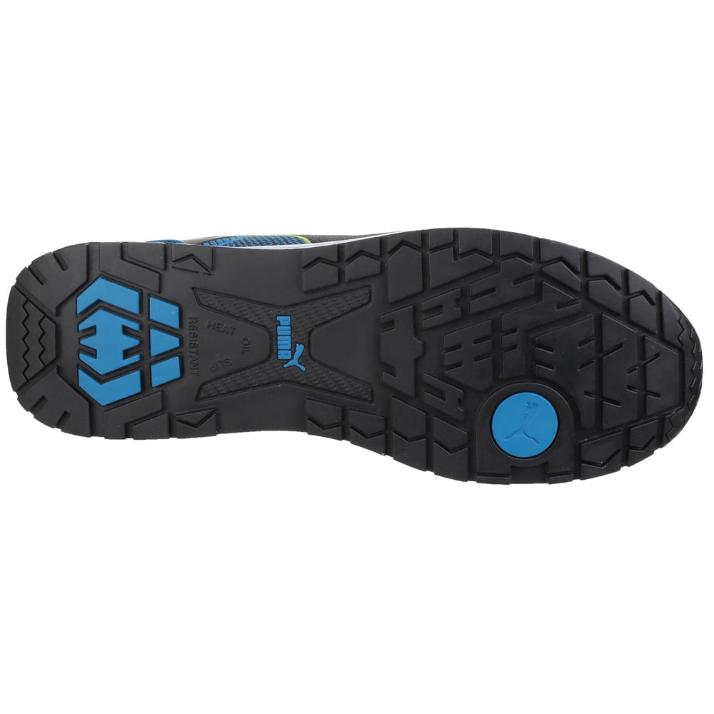 Puma Workwear Blaze Knit Low Blue Composite Safety Shoes 64.306.0