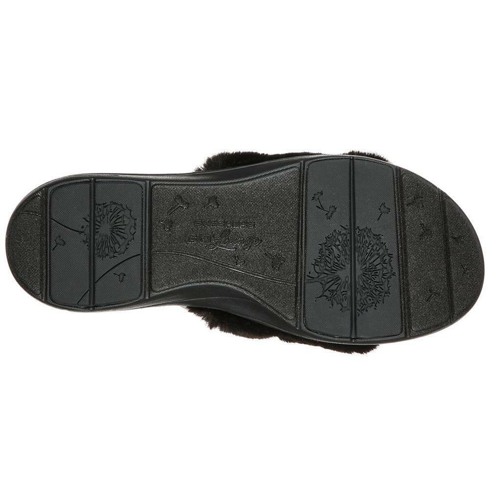 Skechers Arch Fit Lounge Unwind Black Mule Slippers 175105/BBK