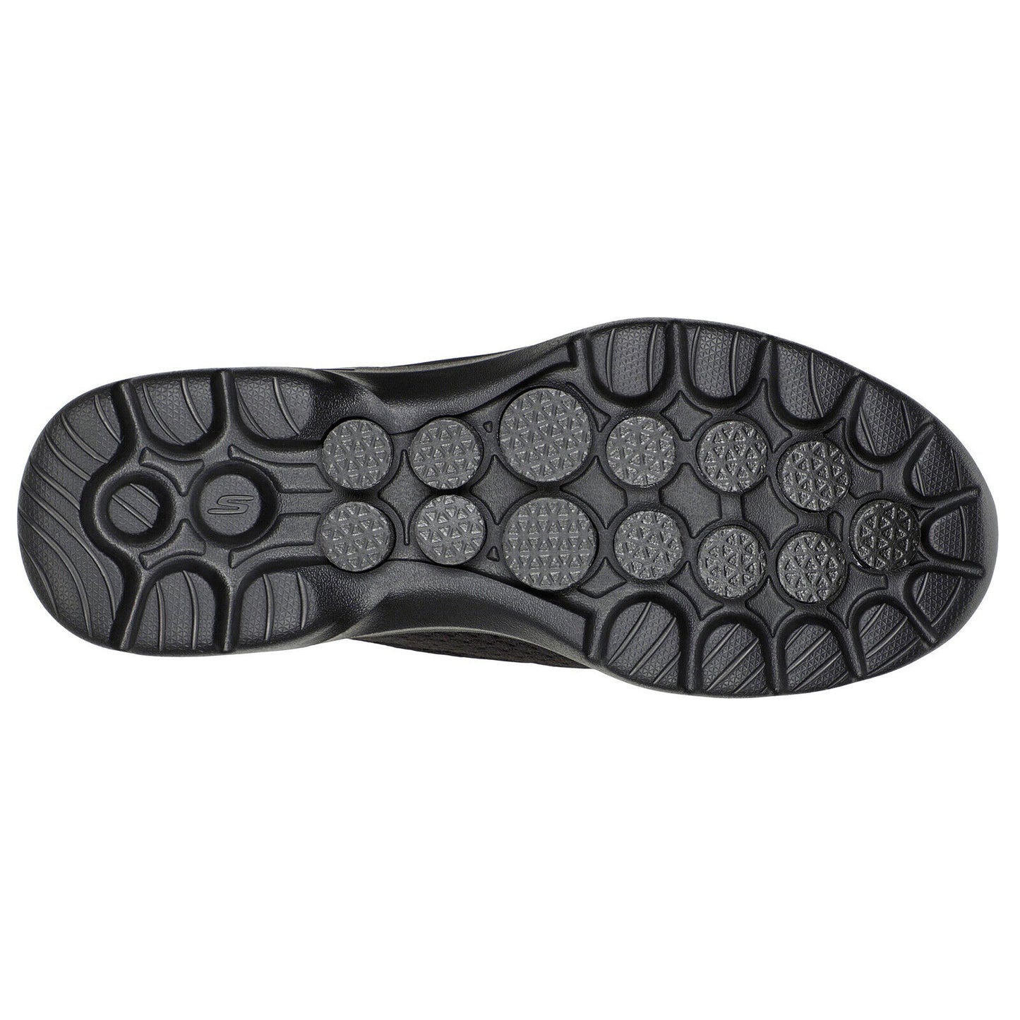 Skechers Ladies Go Walk 6 Sea Coast Black Slip On Lightweight Shoes